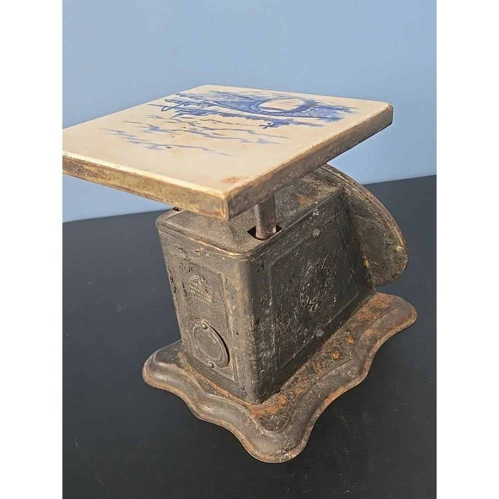 Vintage‎ Antique 24 LB Farmhouse Scale Triner Scales Pat 1906 Chicago Regulating